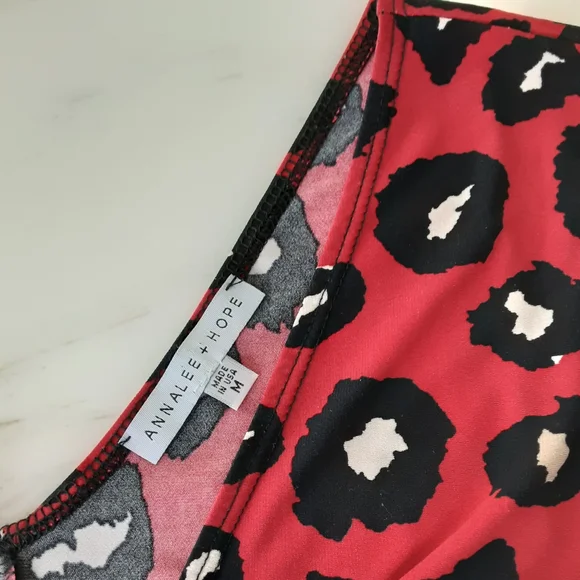 ANNALEE + HOPE EMPIRE KNOTTED CAP SLEEVE DRESS SZ M - Picture 9 of 10